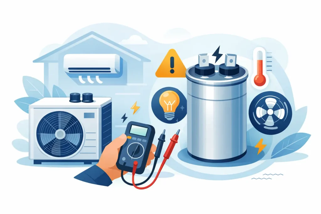 8 Common AC Capacitor Symptoms to Watch