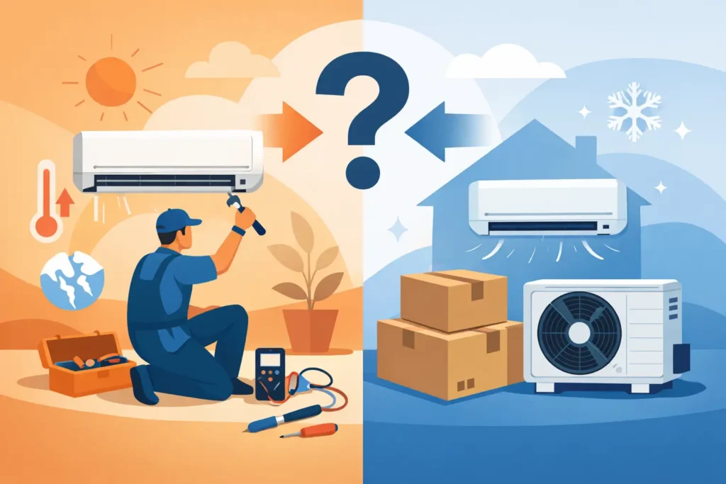 Air Conditioner Repair: Fix Now or Replace?