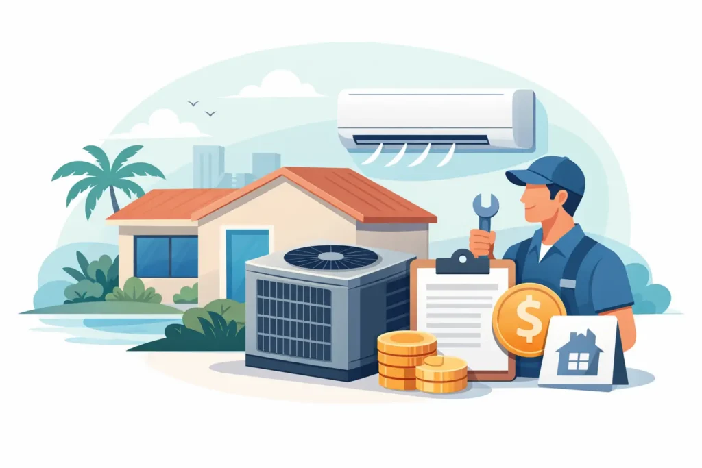 AC Repair Cost Example for Florida Homes